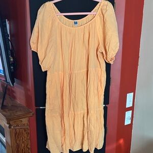 Old Navy Women's Dress in Light Orange